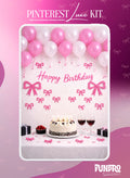 Pinterest Pink Luxe Birthday Decoration Kit (60 Pcs) 🎈✨
