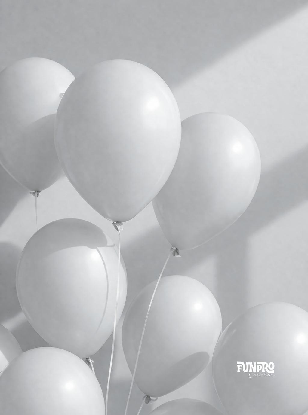 FUNPRO  Grey Pastel Balloons Jar (25 Pcs)