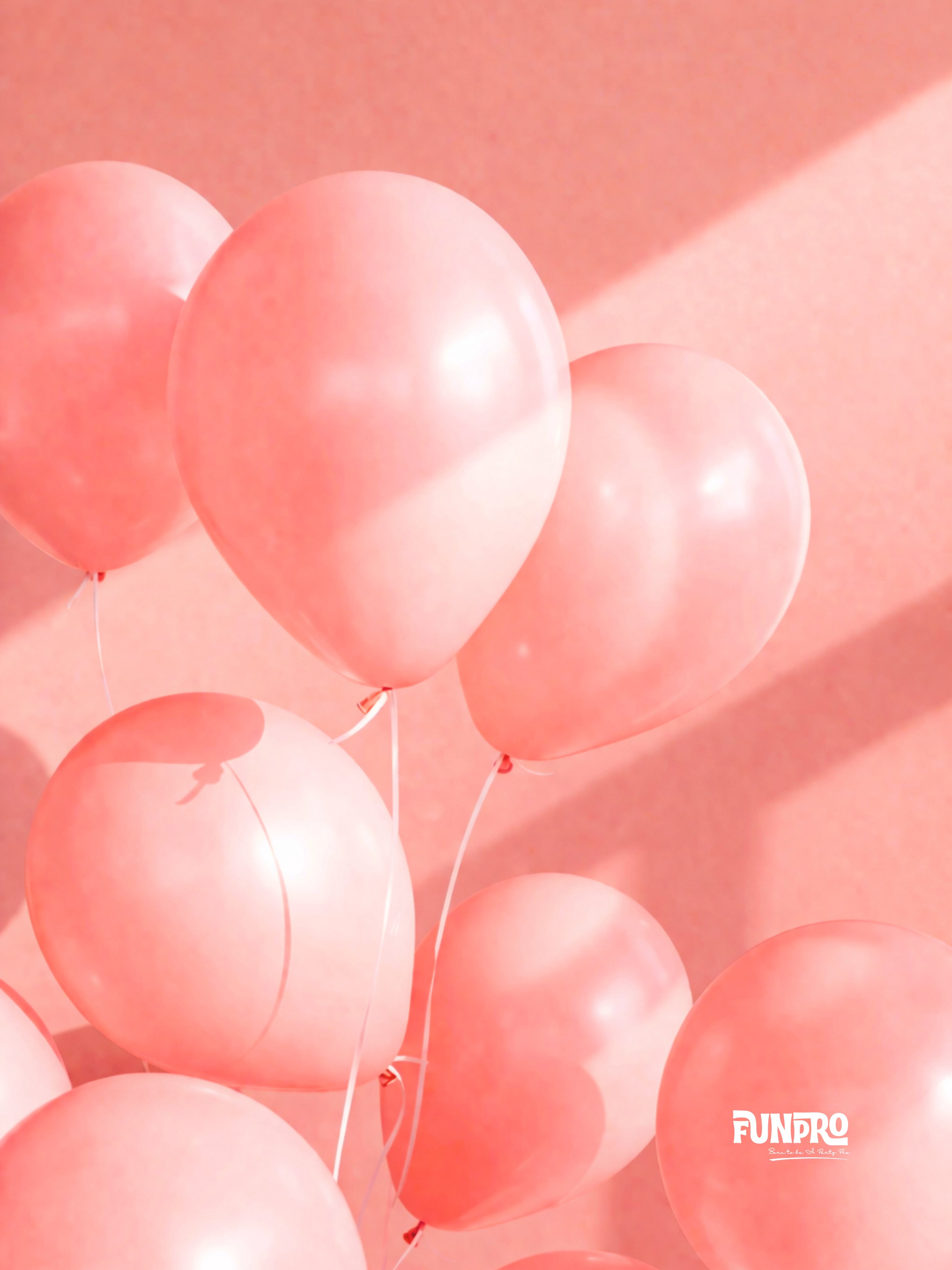 FUNPRO  Red Pastel Balloons Jar (25 Pcs)