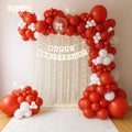 Romantic Red Anniversary Decor