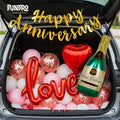 Champagne Love Car Boot Decor