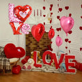Big Love Shape Foil Balloon for Valentine's Day - Pack of 1 Love Shape Foil Balloon for Decoration