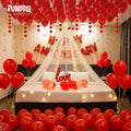 Romantic Canopy Anniversary Decor