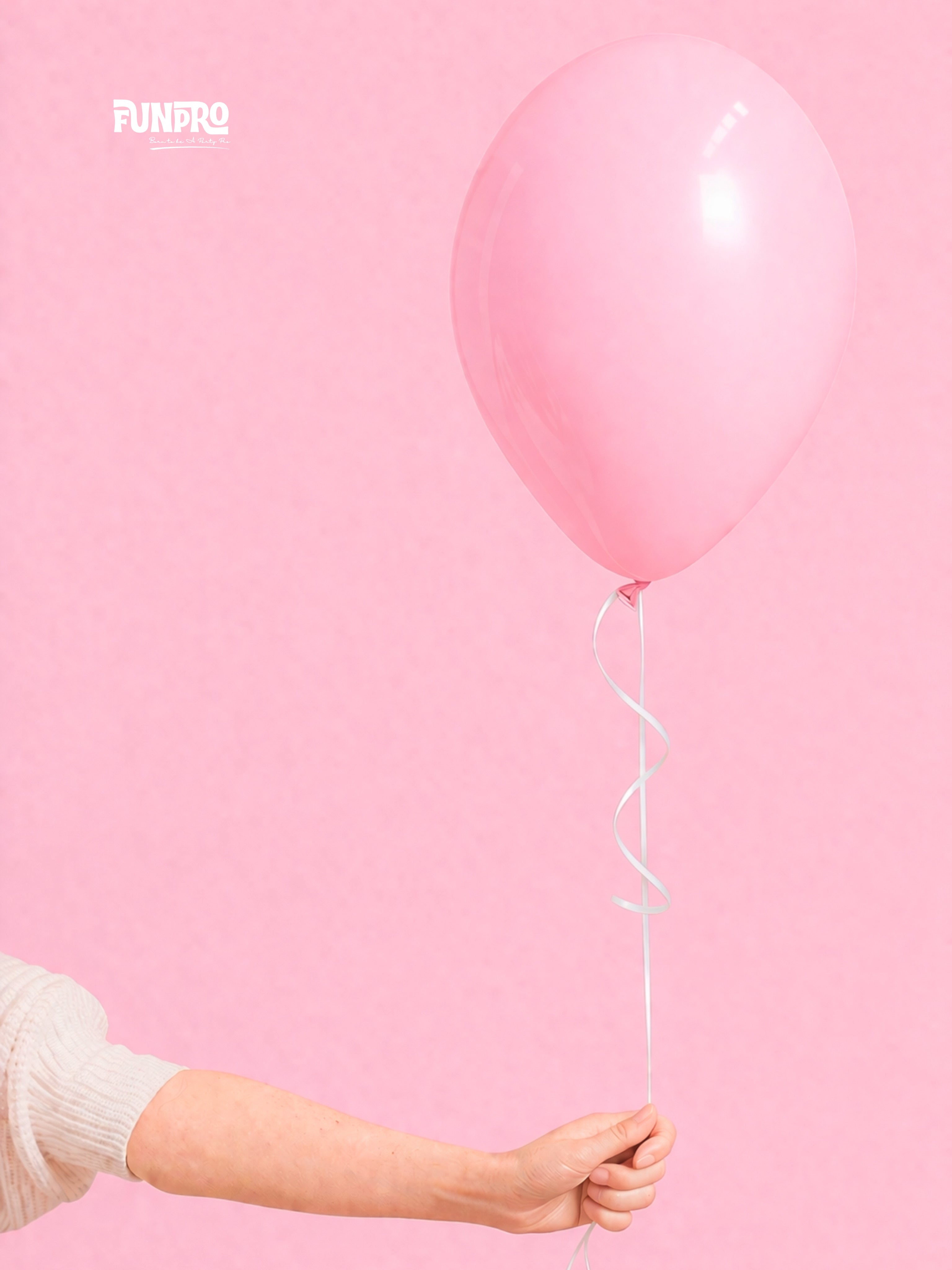 FUNPRO  Pink Pastel Balloons Jar (25 Pcs)