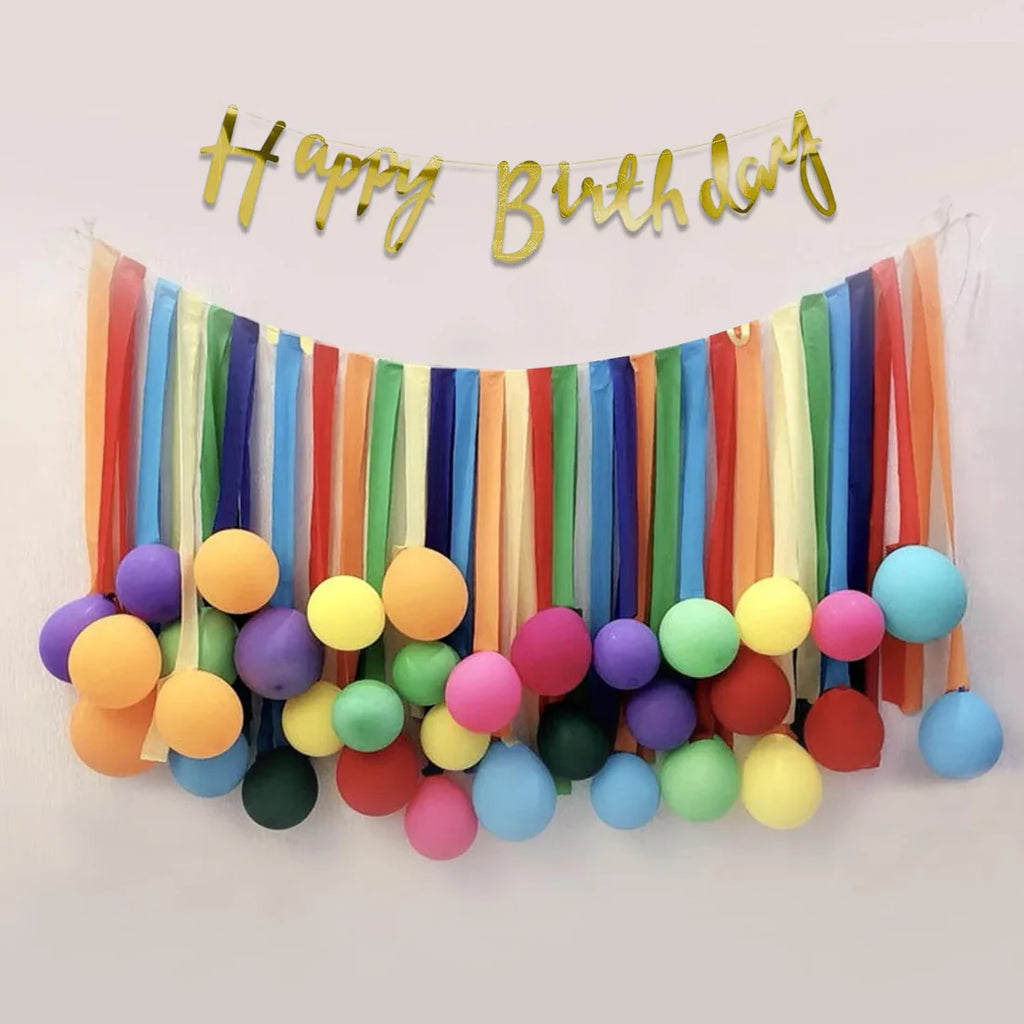 Multicolor Birthday Decoration Kit – 68 Pcs