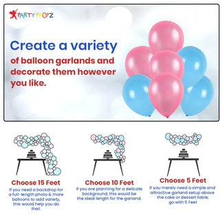 Baby Shower Decoration Combo Set – 50 Pcs (Foil & Cardstock)