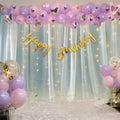 Butterfly Theme Birthday Decorations - 80 Pcs (Purple)