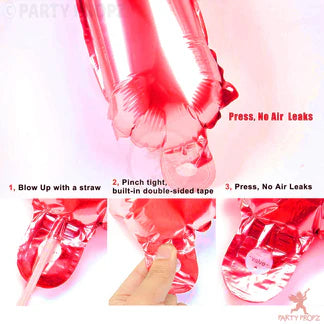 Valentines Day Decoration Items - Pack of 5 Valentines Balloons