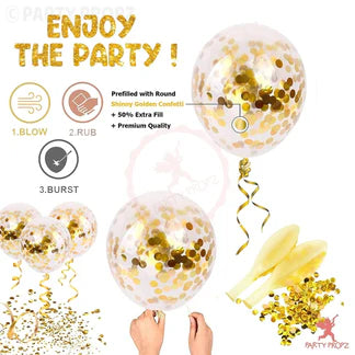 50th Golden Jubilee Birthday Decoration Kit – 17 Pcs
