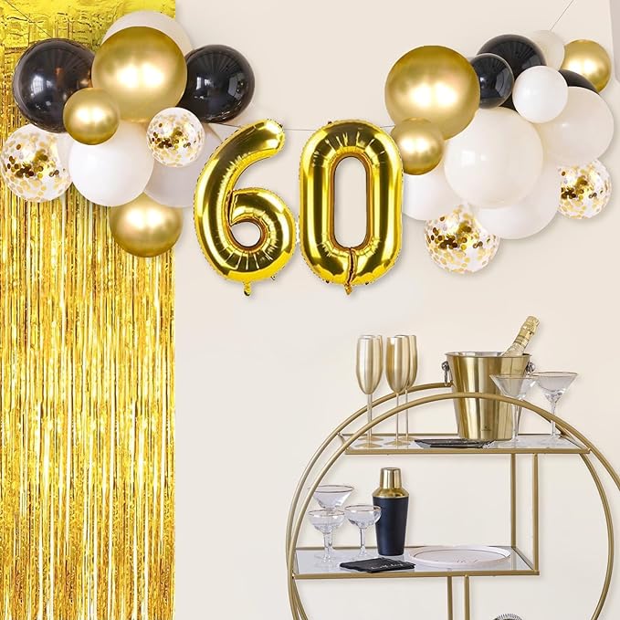 60th Birthday Decoration Items- 27 Pcs
