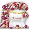 Happy Anniversary Balloons for Decoration - 63Pcs Happy Anniversary Decoration Items Kit