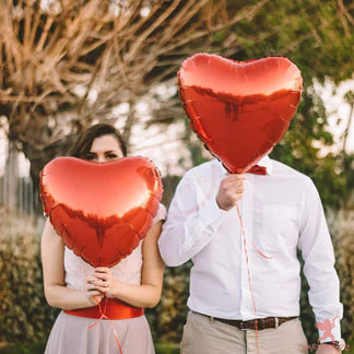 Valentines Day Decoration Items - Pack of 5 Valentines Balloons
