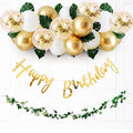 Golden Birthday Decoration Items - 36Pcs Happy Birthday Decoration Kit