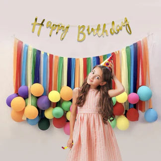 Multicolor Birthday Decoration Kit – 68 Pcs