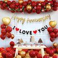 Happy Anniversary Decoration Items Kit - 45Pcs