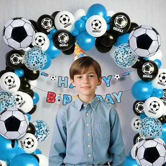 Football Theme Decoration - 41 Pcs Happy Birthday Decoration Items for Kids, Soccer Theme Birthday Decoration Items