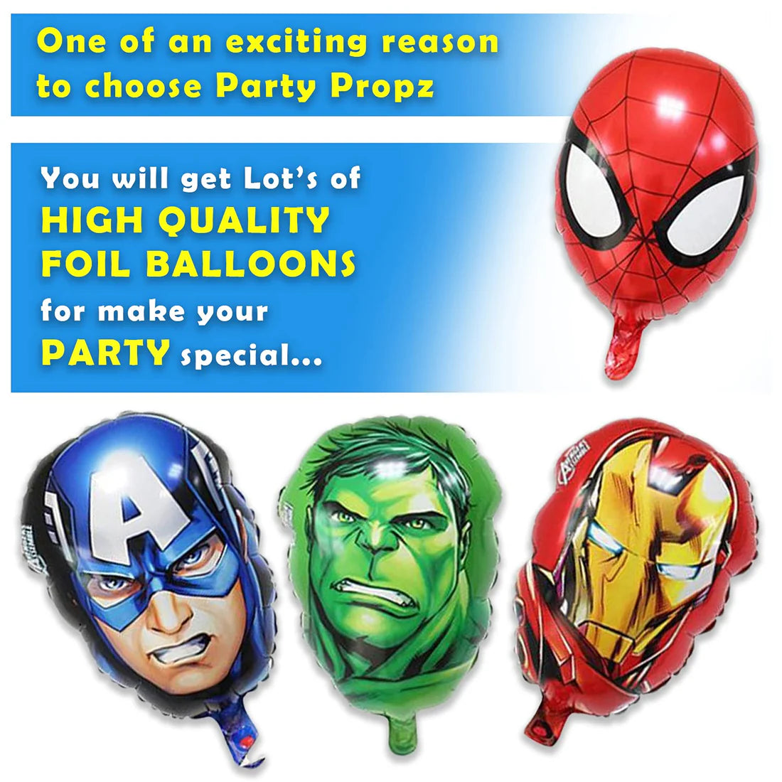 Superhero Birthday Decorations Kit - 35pcs