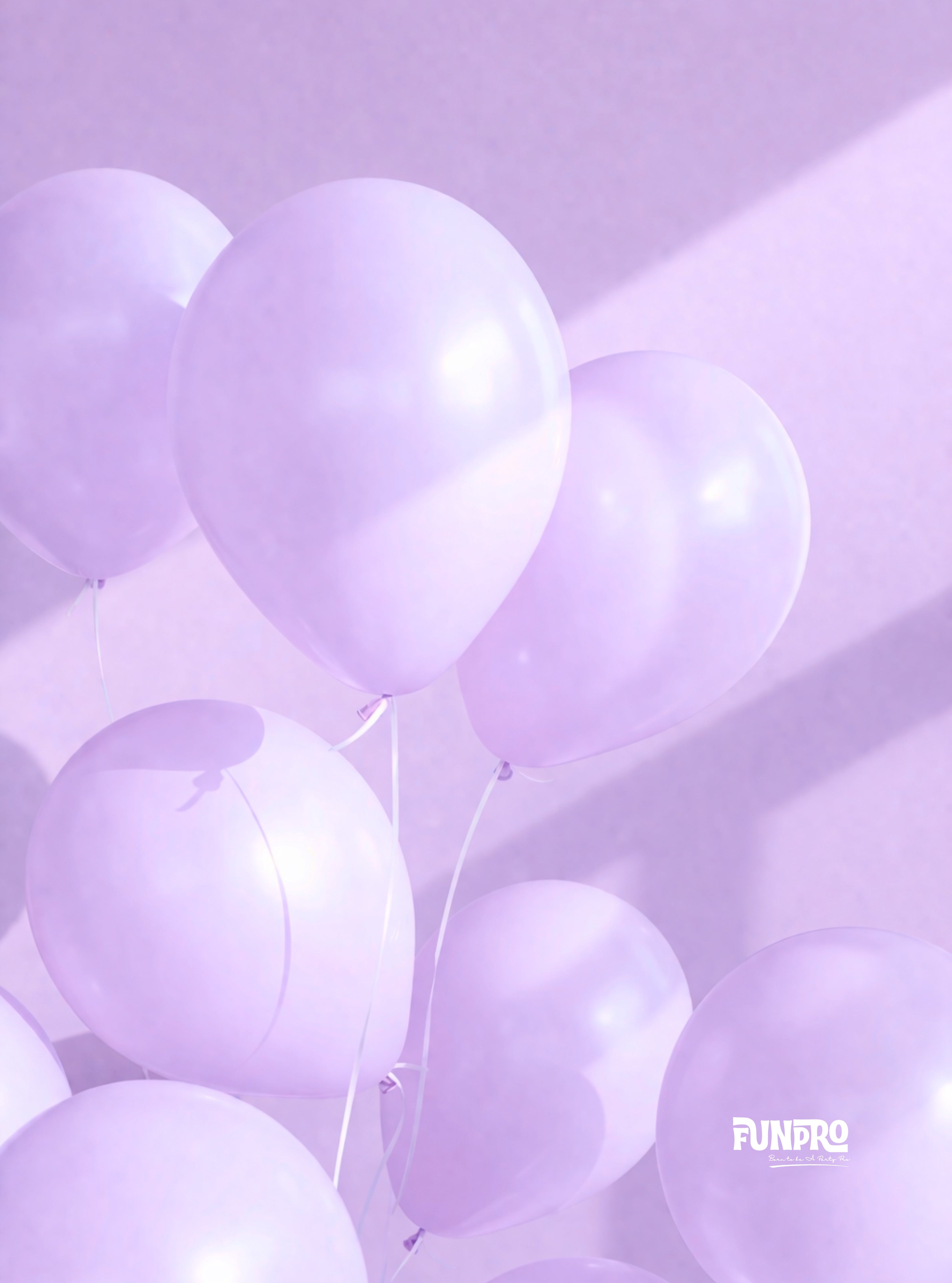 FUNPRO  Purple Pastel Balloons Jar (25 Pcs)