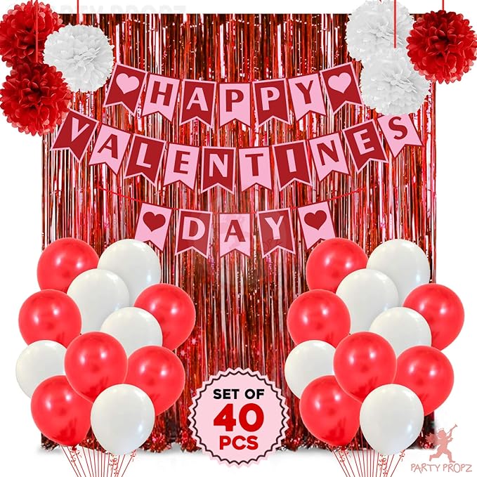 Valentine's Day Decoration Items - 40Pcs