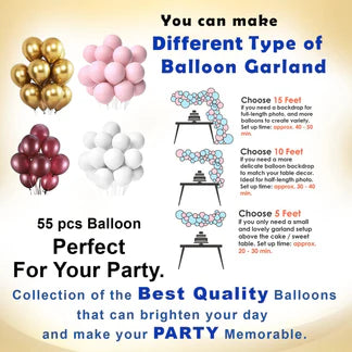 18th Birthday Decoration Kit for Girls – 64 Pcs | Balloons, Foil Numbers & Golden Banner Set