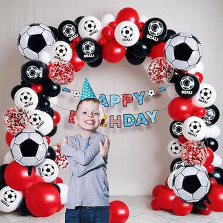 Football Theme Birthday Decoration Kit for Boys – 41 Pcs