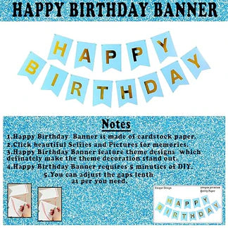 1st Birthday Decoration Kit for Boys – Large Set