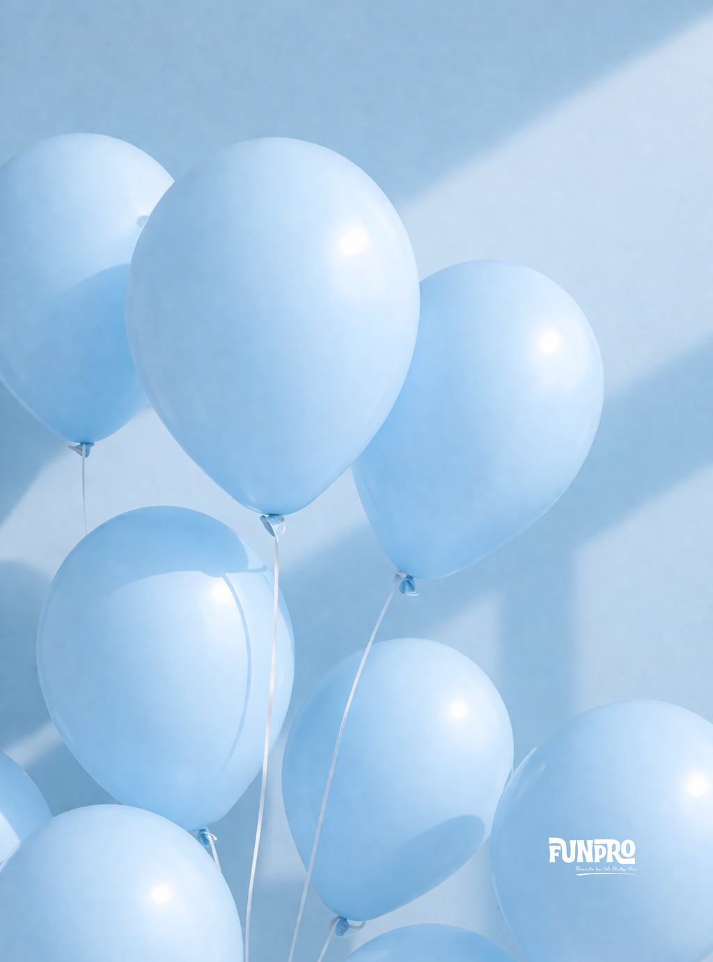 FUNPRO  Blue Pastel Balloons Jar (25 Pcs)