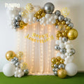 White & Gold Radiance Anniversary Decor