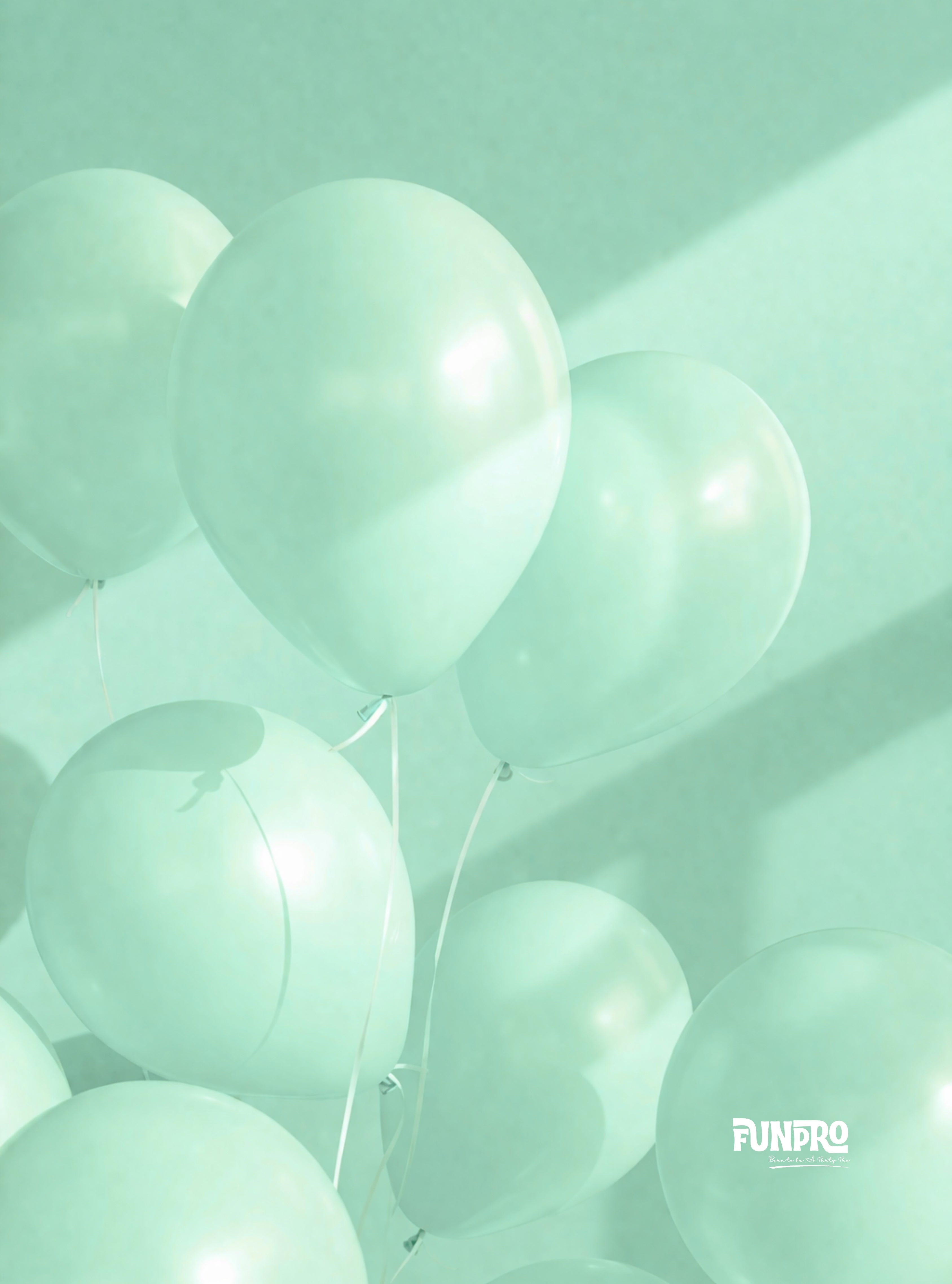 FUNPRO  Green Pastel Balloons Jar (25 Pcs)