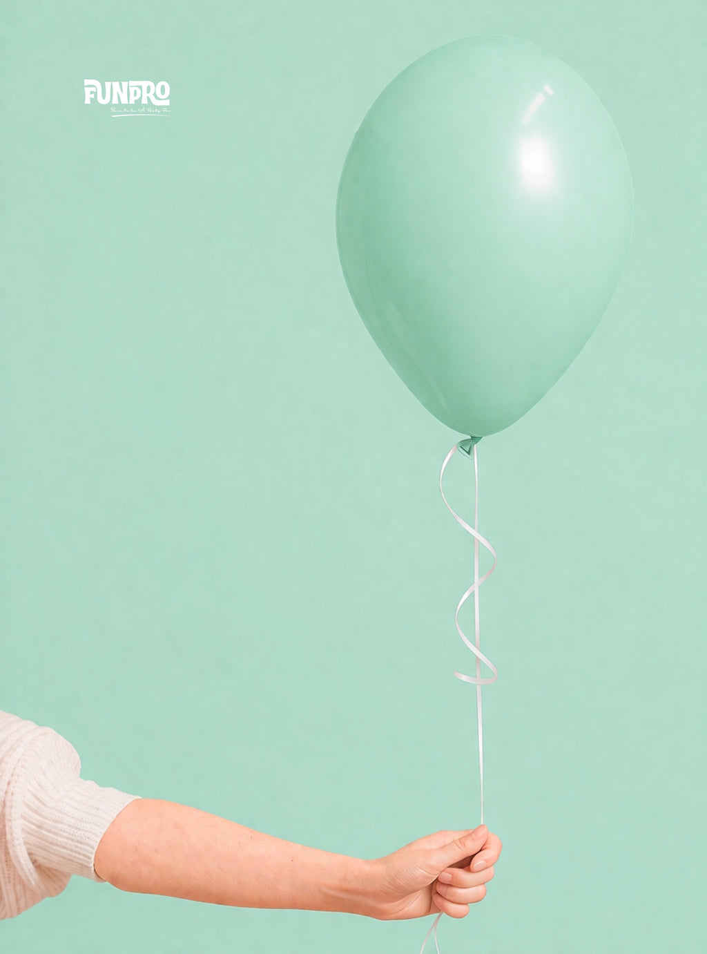 FUNPRO  Green Pastel Balloons Jar (25 Pcs)