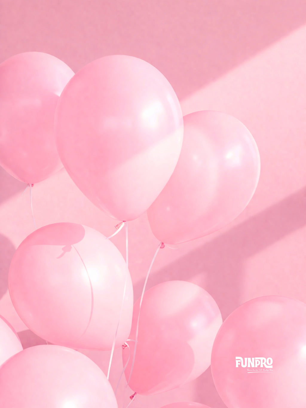 FUNPRO  Pink Pastel Balloons Jar (25 Pcs)