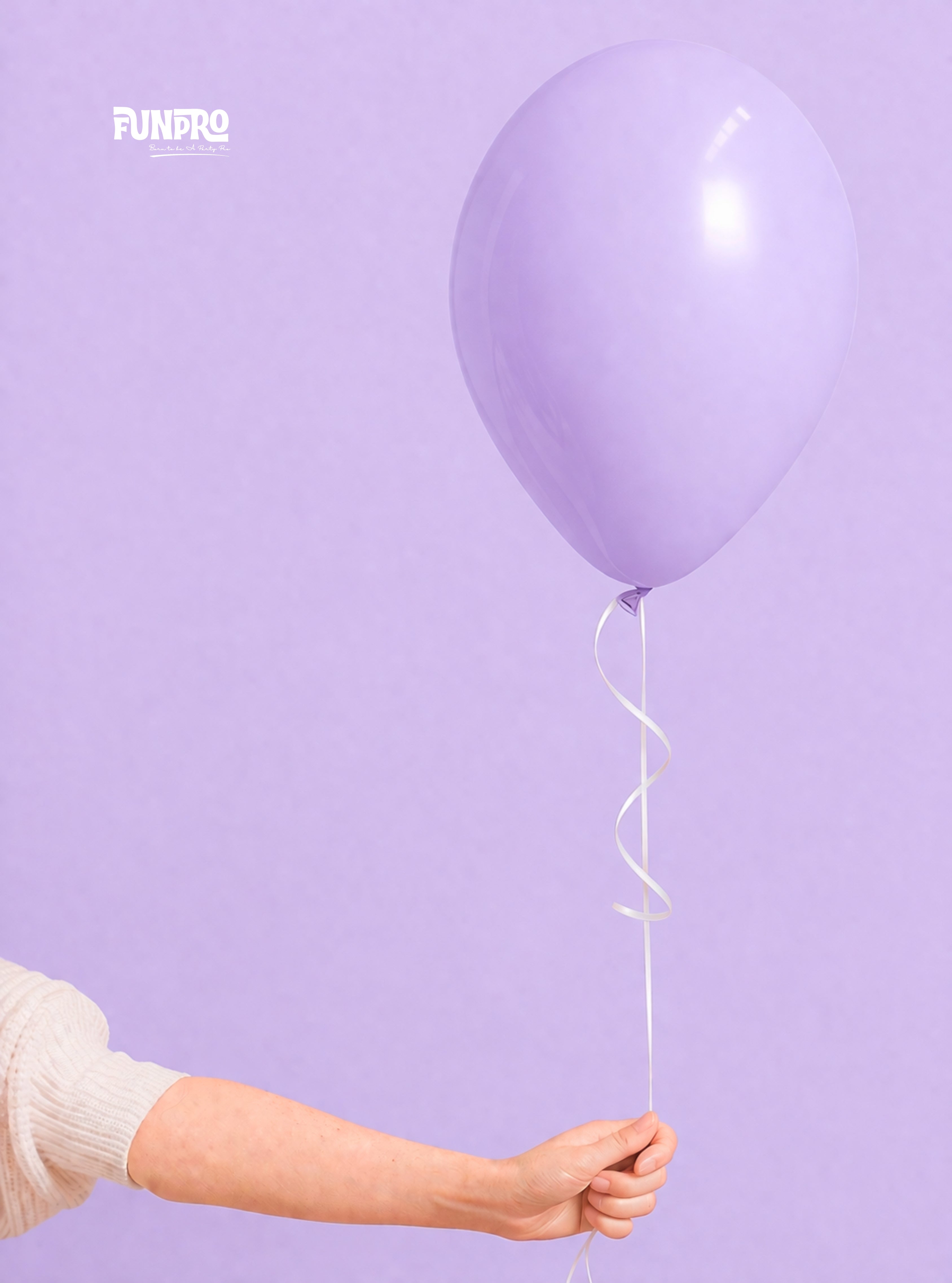 FUNPRO  Purple Pastel Balloons Jar (25 Pcs)
