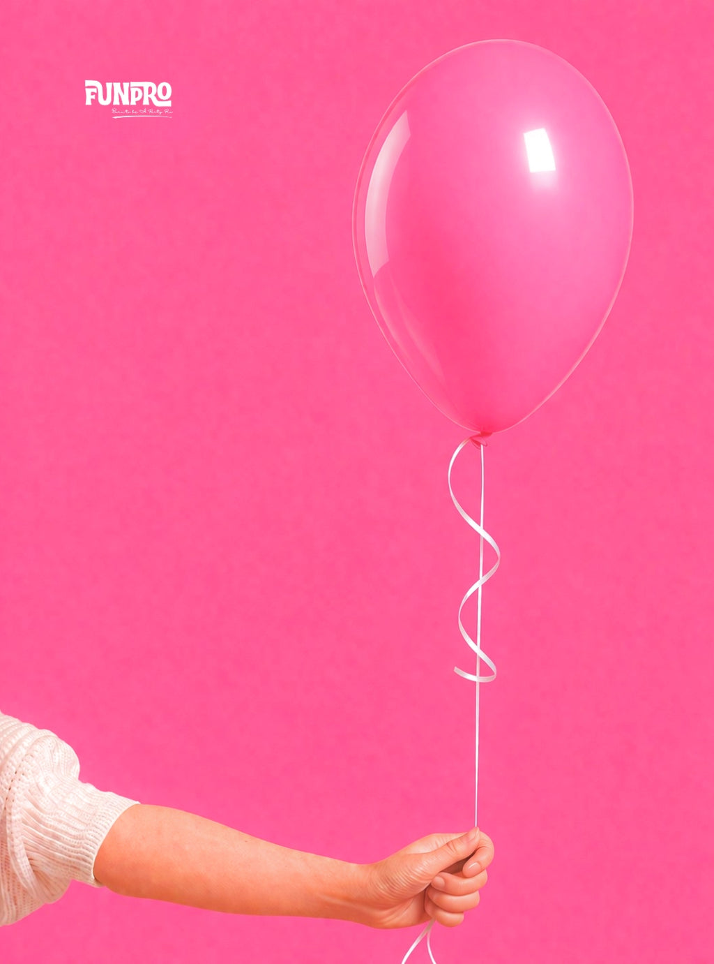 FUNPRO  Pink Poppyy Balloons Jar (25 Pcs)