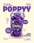 FUNPRO  Purple Poppyy Balloons Jar (25 Pcs)
