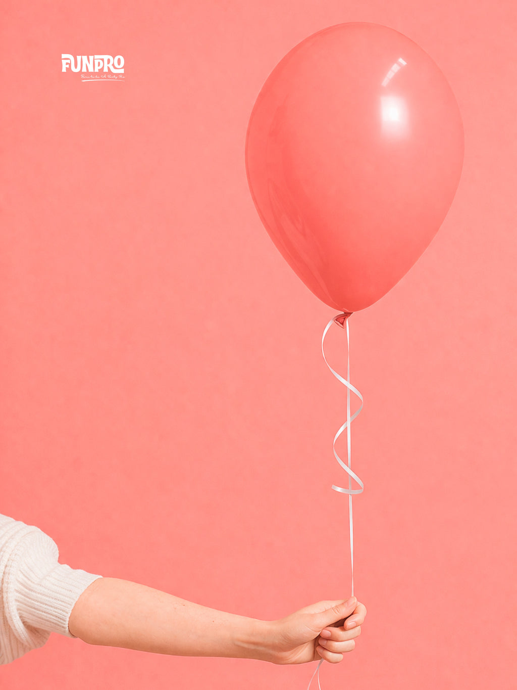 FUNPRO  Red Pastel Balloons Jar (25 Pcs)
