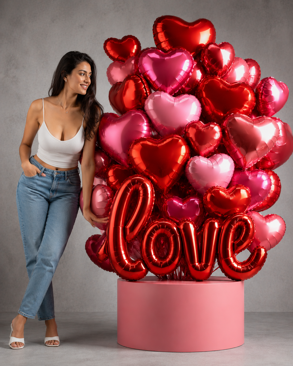 Heart Shape Balloons - Pack of 31 Pcs